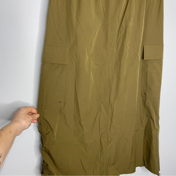 Princess Polly Ferguson Parachute Maxi Skirt Khaki