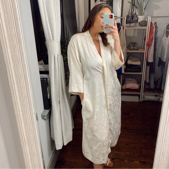 Christian Dior Vintage Silk Sleep Robe