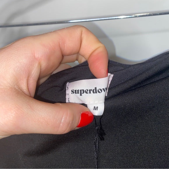 NWT Superdown Izzy Ruffle Strapless Maxi Dress