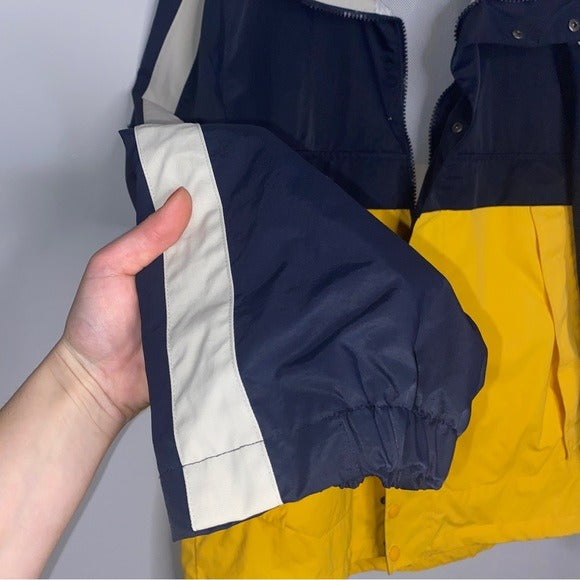 Nautica NS-83 Color Block Utility Hooded Full Zip Jacket