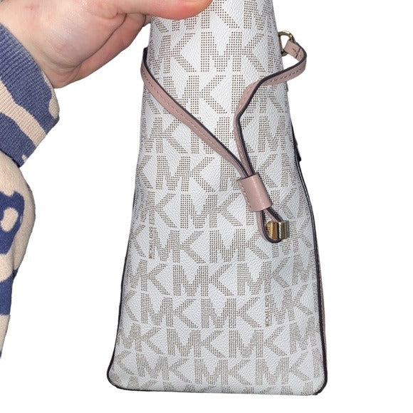 MICHAEL Michael Kors MK Voyager Medium Color-Block Logo Tote Bag - ShopStyle