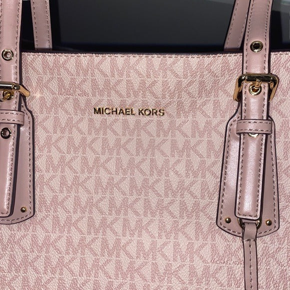 Michael Kors, Bags, Voyager Medium Colorblock Logo Tote Bag