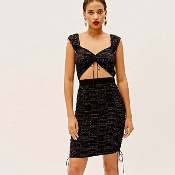 NWT For Love & Lemons Cutout Joanna Midi Dress